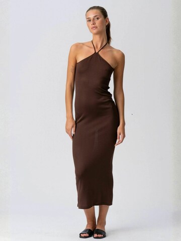 TEESHOPPEN Dress ' Jasmin ' in Brown