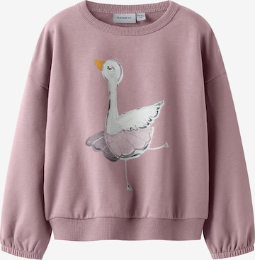 NAME IT Bluzka sportowa 'NMFSWANA' w kolorze fioletowy: przód