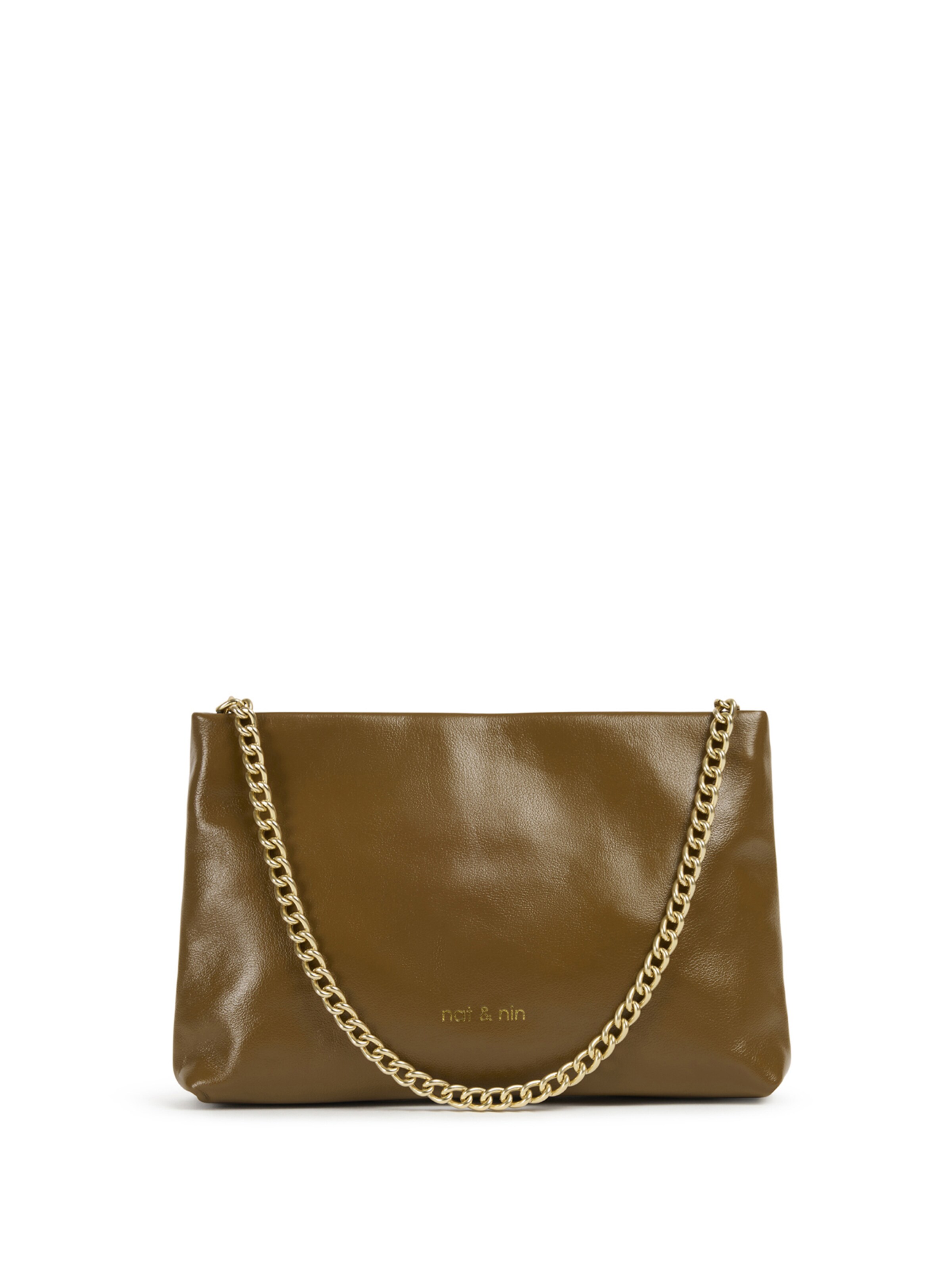 Nat&Nin - Bolso de noche 'MOLLY' en marrón: frente