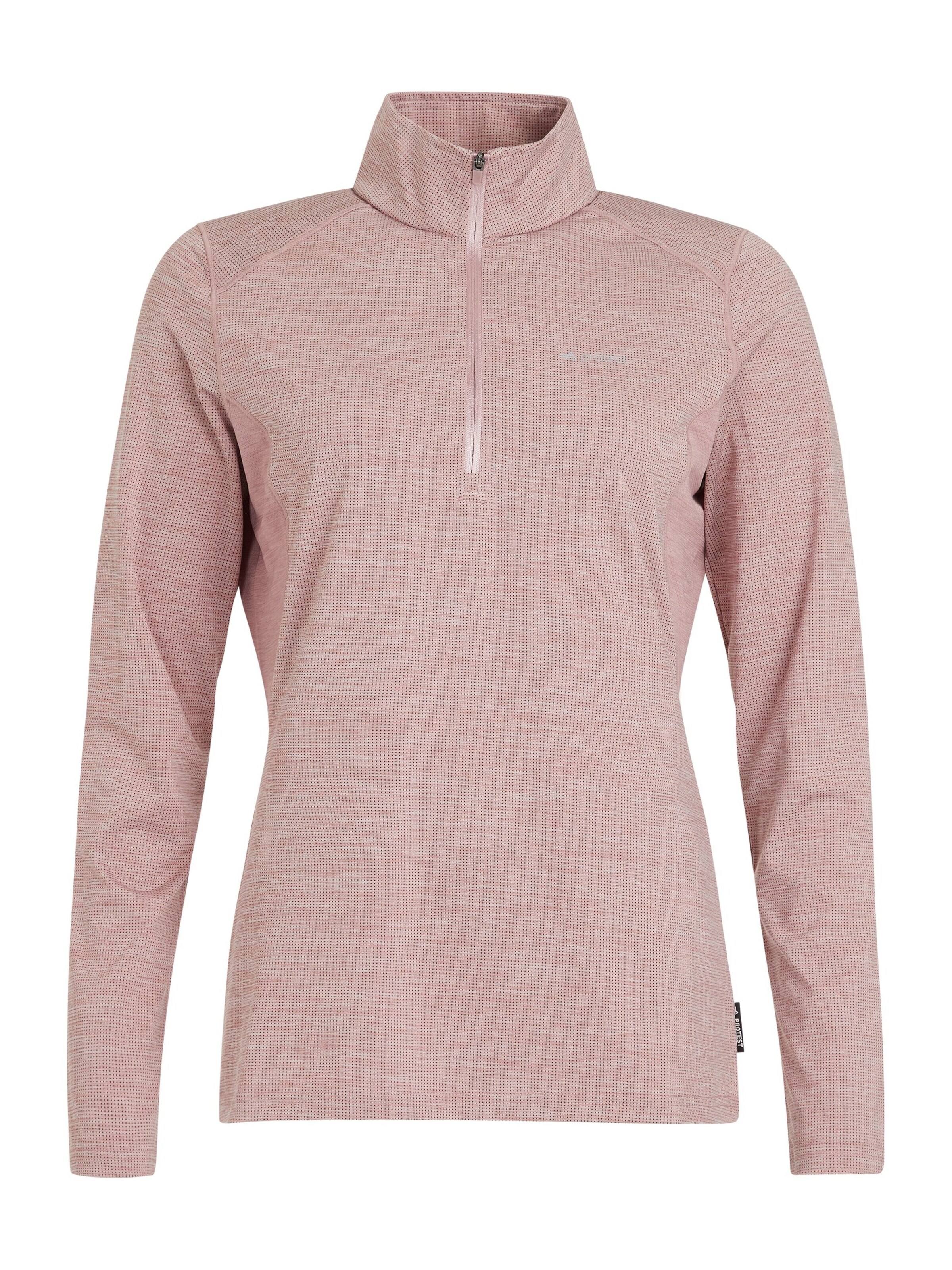 PROTEST Sportief sweatshirt 'PRTSENNA' in Roze: voorkant