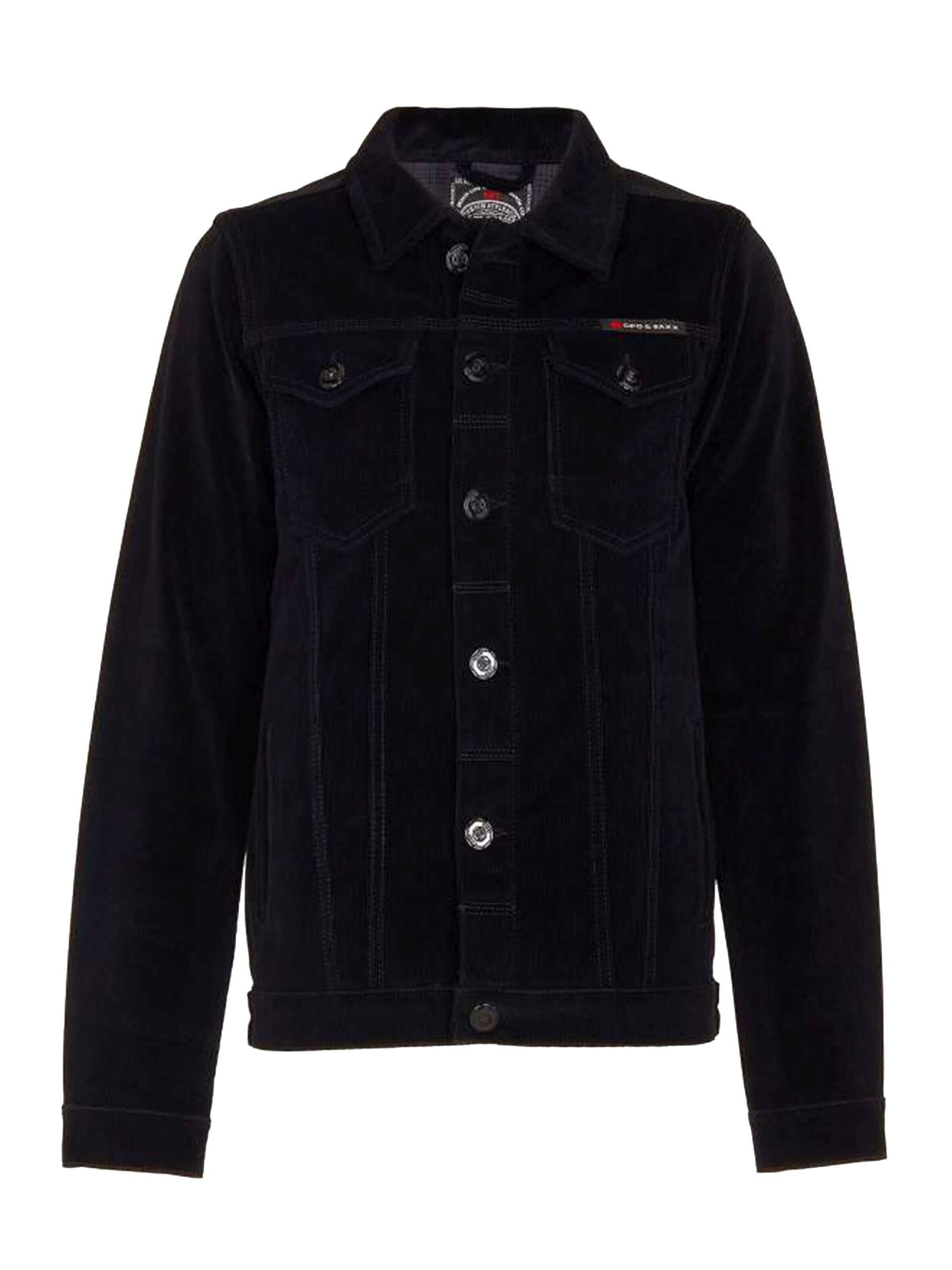 CIPO & BAXX Between-Season Jacket in Black: front
