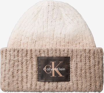 Calvin Klein - Gorra en marrón: frente