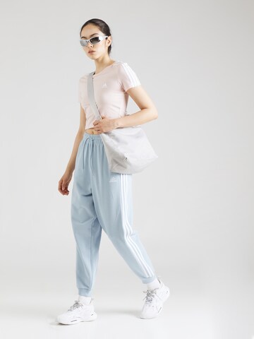 Effilé Pantalon de sport 'Essentials' ADIDAS SPORTSWEAR en bleu