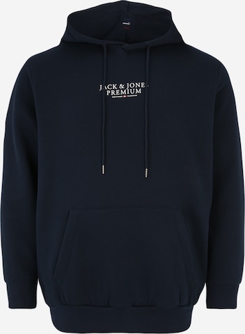 Jack & Jones Plus Sweatshirt 'BLU ARCHIE' i blå: forside