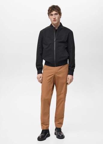 MANGO MAN Regular Hose 'Ozen' in Braun
