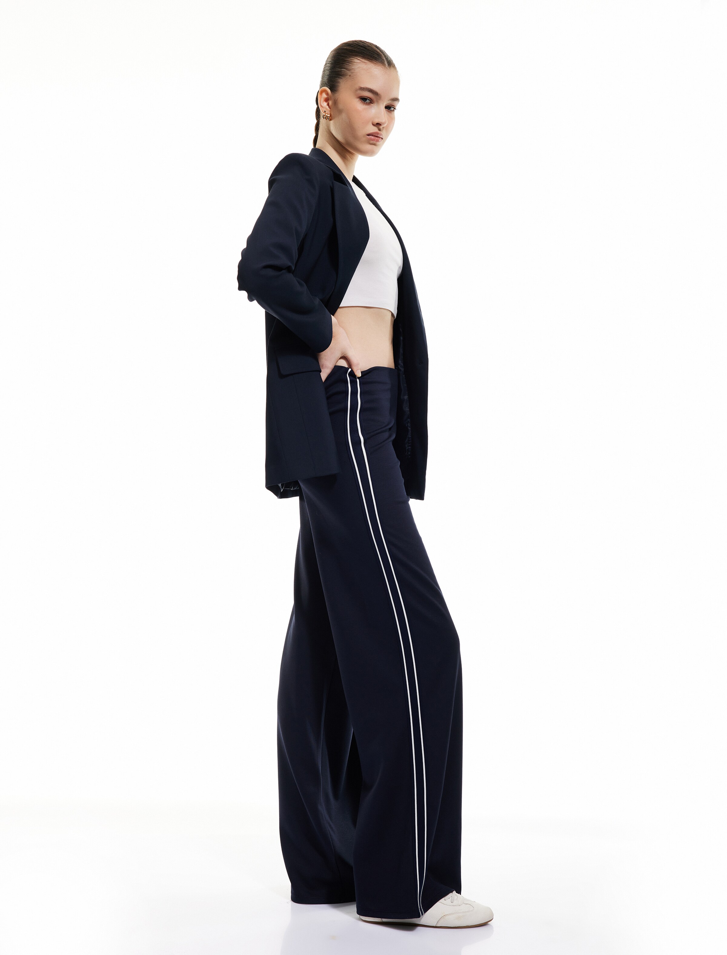 Koton Wide leg Pants in Blue