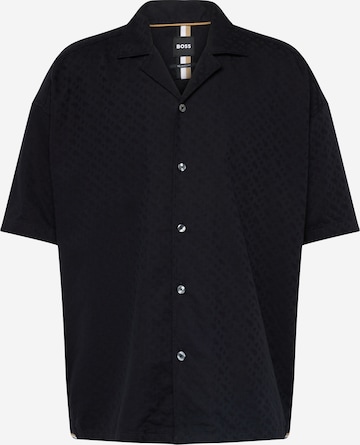 BOSS Black Pohodlné nošení Košile 'DREW' – černá: přední strana