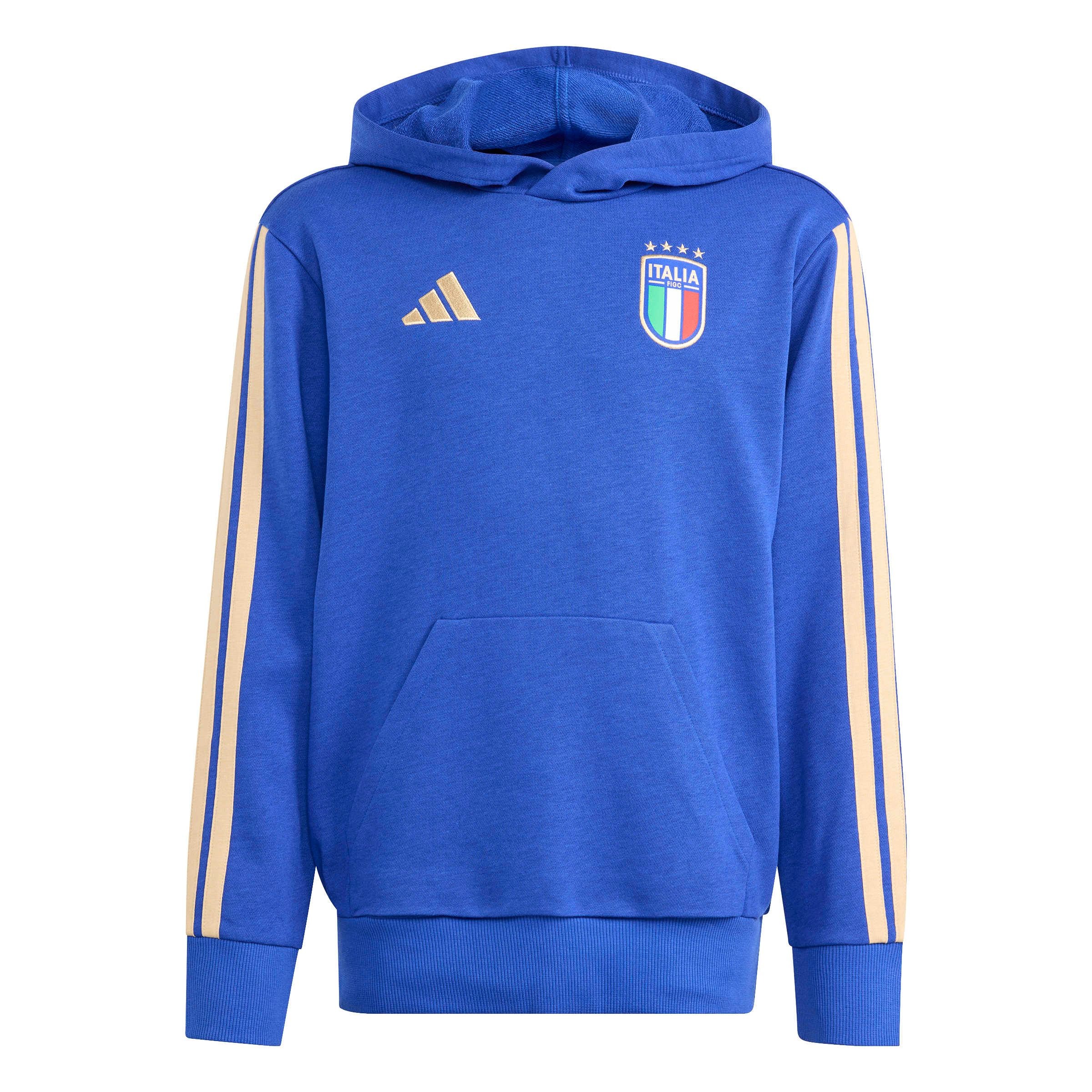 ADIDAS PERFORMANCE Sportief sweatshirt 'FIGC KIDS HD' in Blauw: voorkant