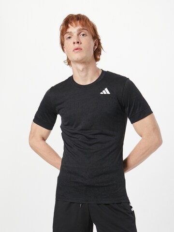 ADIDAS PERFORMANCE Performance shirt 'Freelift' in Black: front