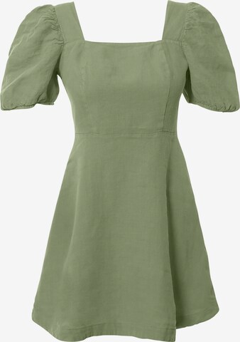 FRESHLIONS Summer Dress 'Bella' in Green: front