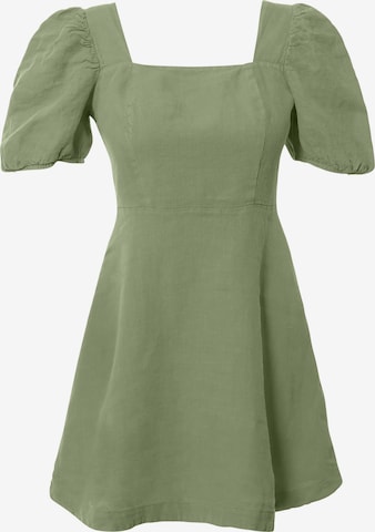 FRESHLIONS Summer Dress 'Bella' in Green: front