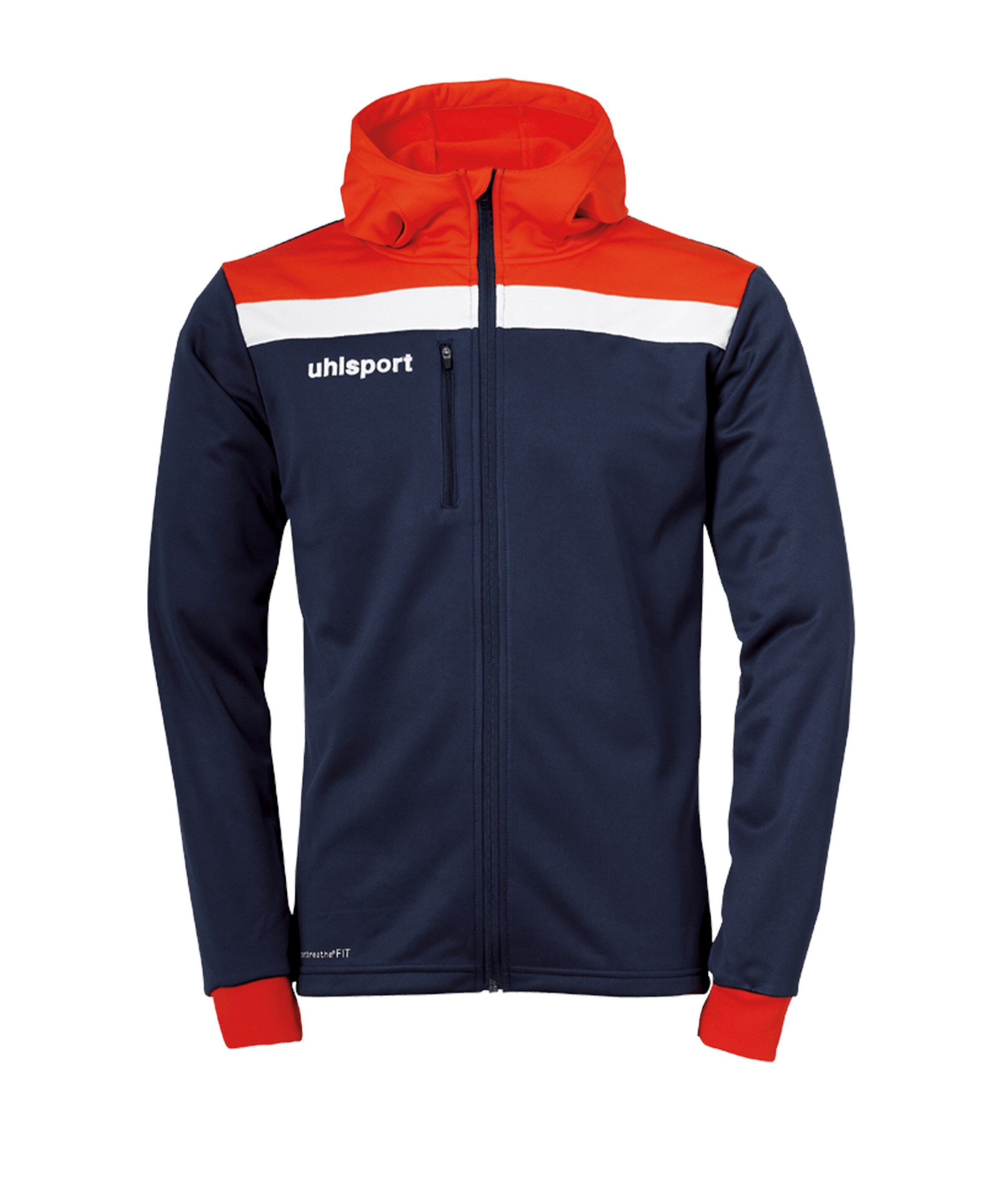UHLSPORT Athletic Jacket in Blue: front