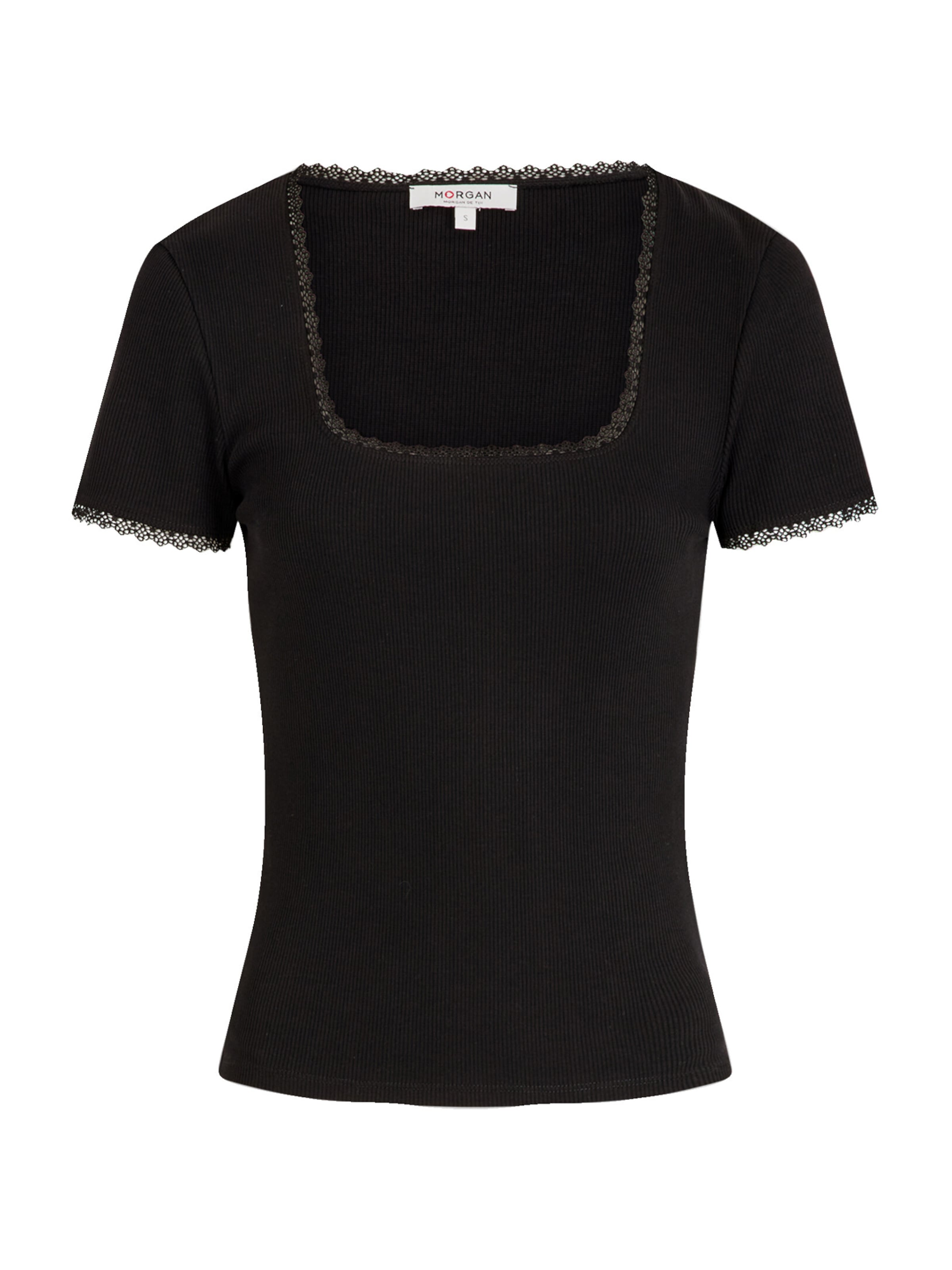 Morgan Tričko '232-DLUBI' - Čierna: predná strana