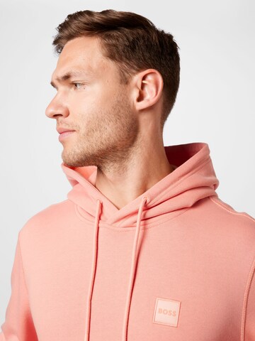 Sweat-shirt 'Wetalk' BOSS en rose