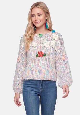 IZIA Sweater in Purple: front