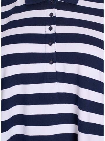 Zizzi Shirt dress 'Casila' in Blue