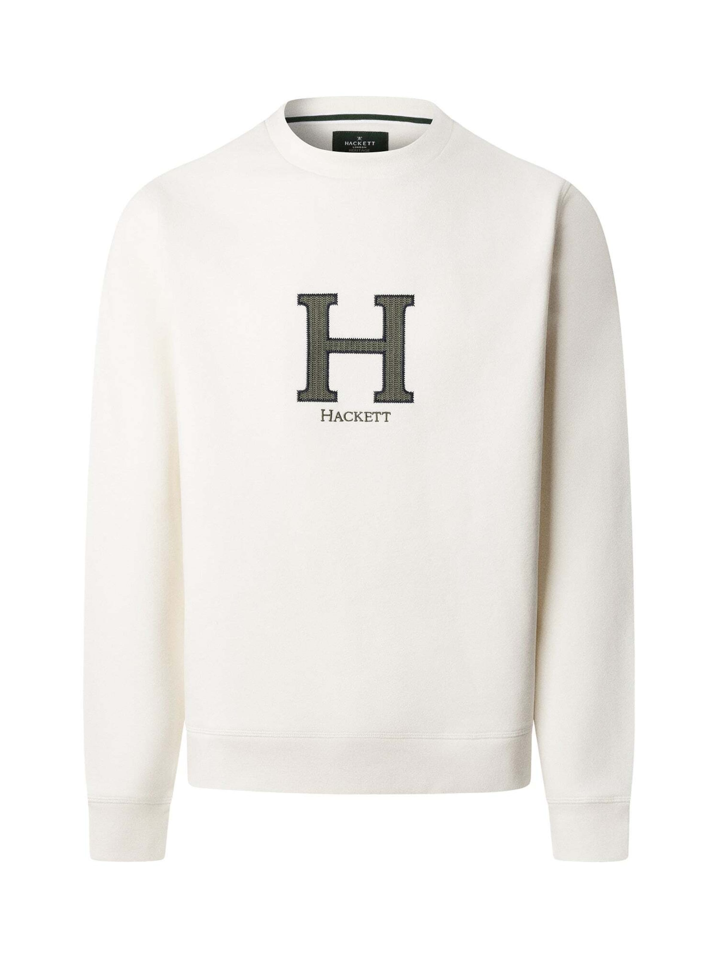 Felpa di Hackett London in bianco: frontale