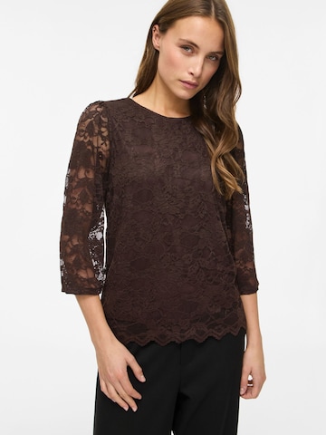 VILA Shirt in Bruin