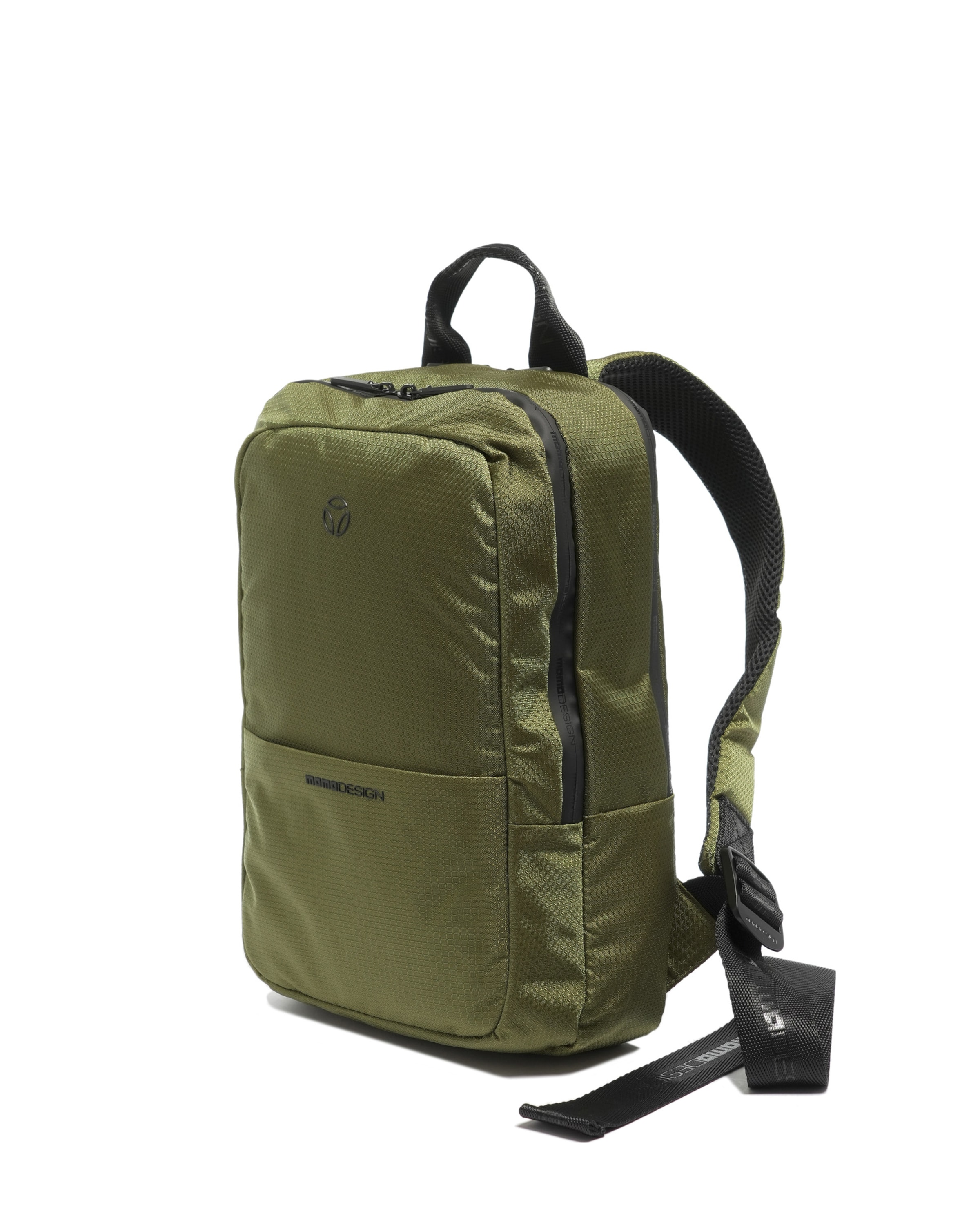 Zaino di Momo Design in verde: frontale