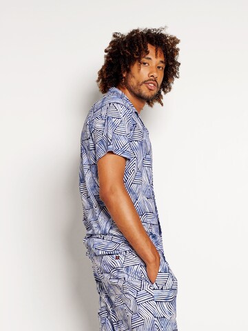 DESOTO Slim fit Overhemd in Blauw