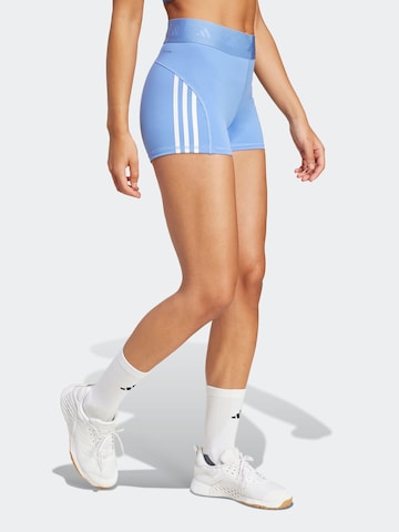 ADIDAS PERFORMANCE Скинни Спортивные штаны 'HYGLM' в Синий: спереди