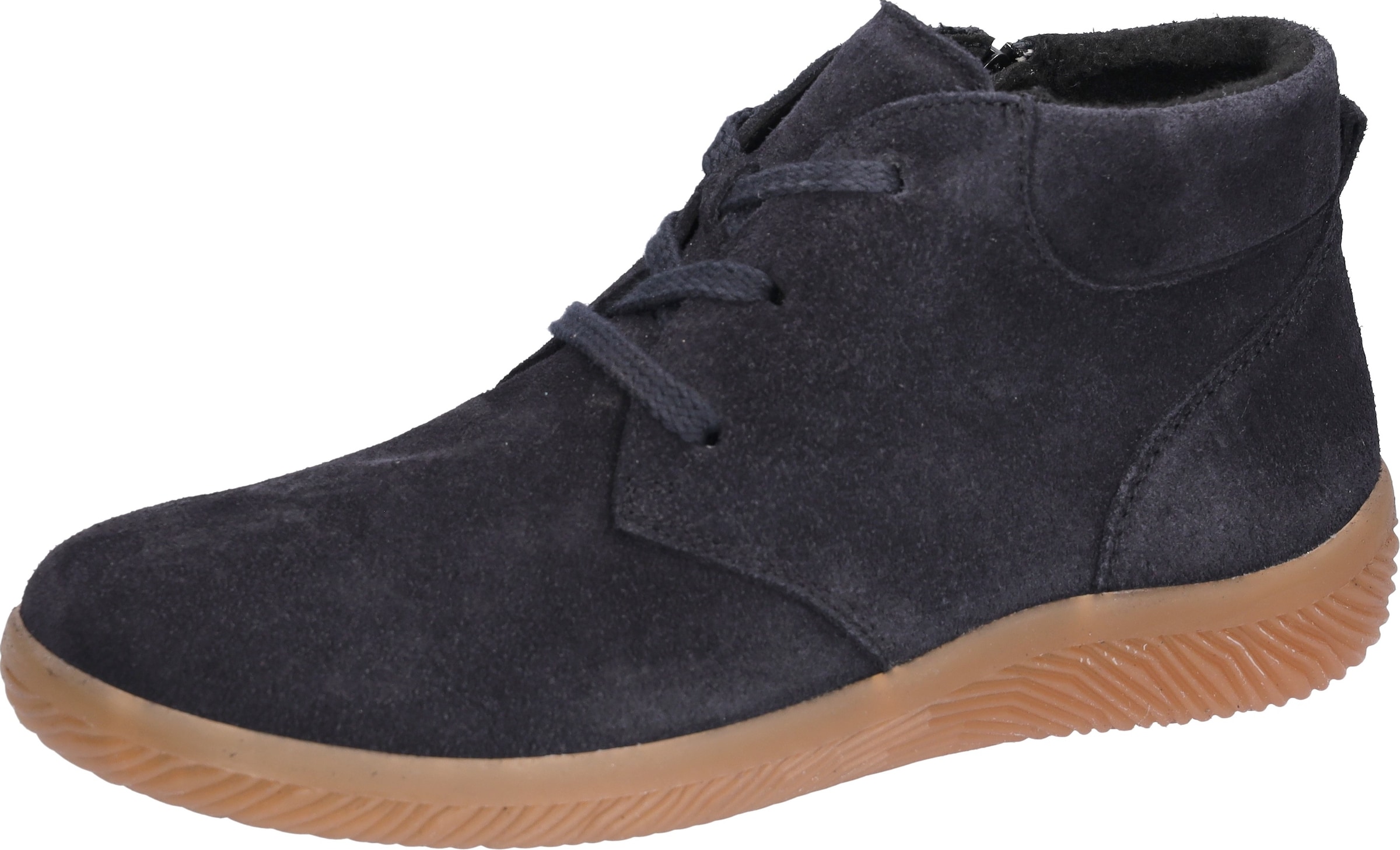 WALDLÄUFER Lace-Up Ankle Boots in Blue: front