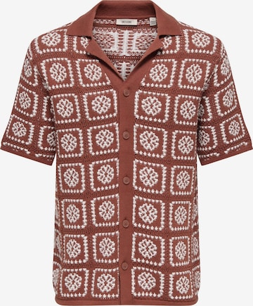 Only & Sons - Jersey 'ONSBART' en marrón: frente