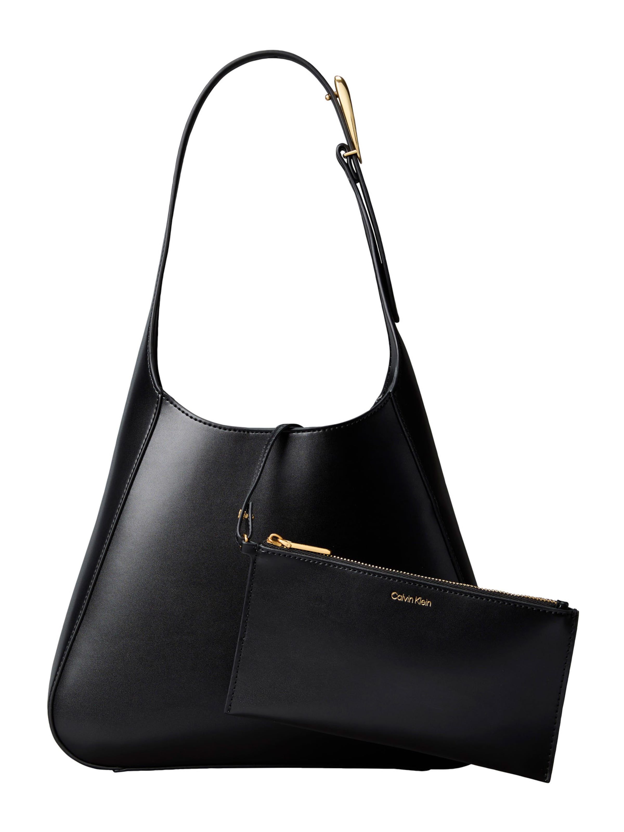 Calvin Klein Τσάντα ώμου σε μαύρο: μπροστά