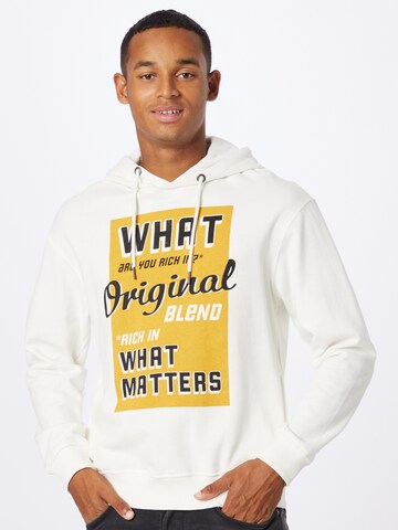 BLEND Sweatshirt in Wit: voorkant