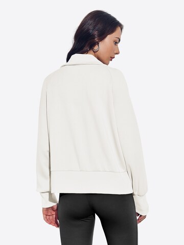 Imily Bela Кофта на молнии в Белый: сзади