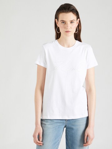 Karl Lagerfeld - Camiseta en blanco: frente