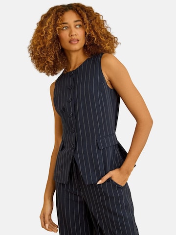 love & roses Suit vest in Blue: front