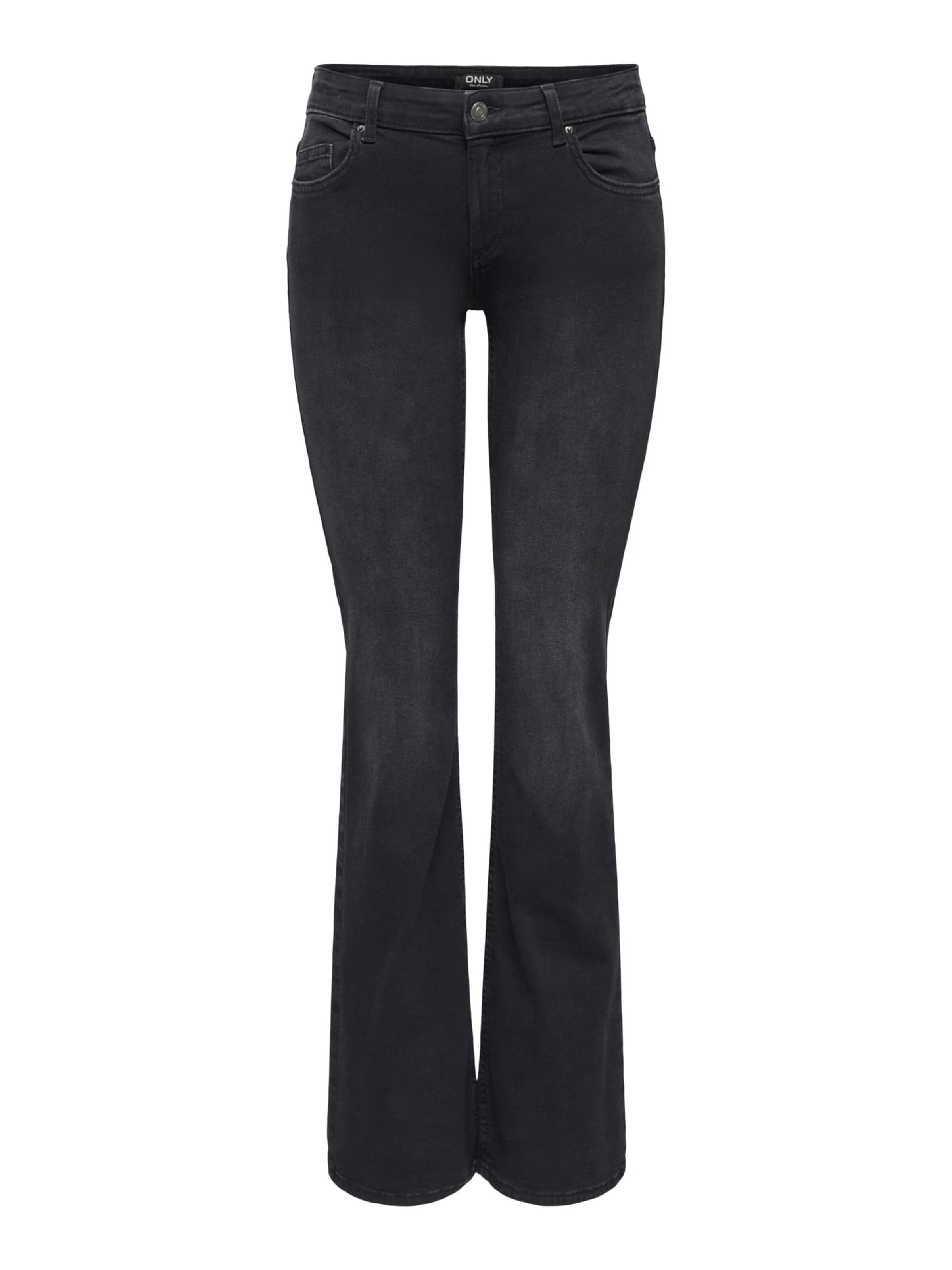 ONLY Baggy Jeans 'Blush' in Zwart: voorkant