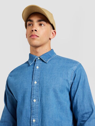 JACK & JONES Средняя посадка Рубашка 'JPRCCREGENT' в Синий