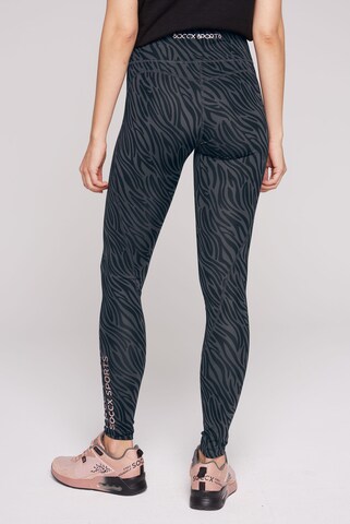 Soccx Skinny Leggings 'Free Yourself' in Schwarz