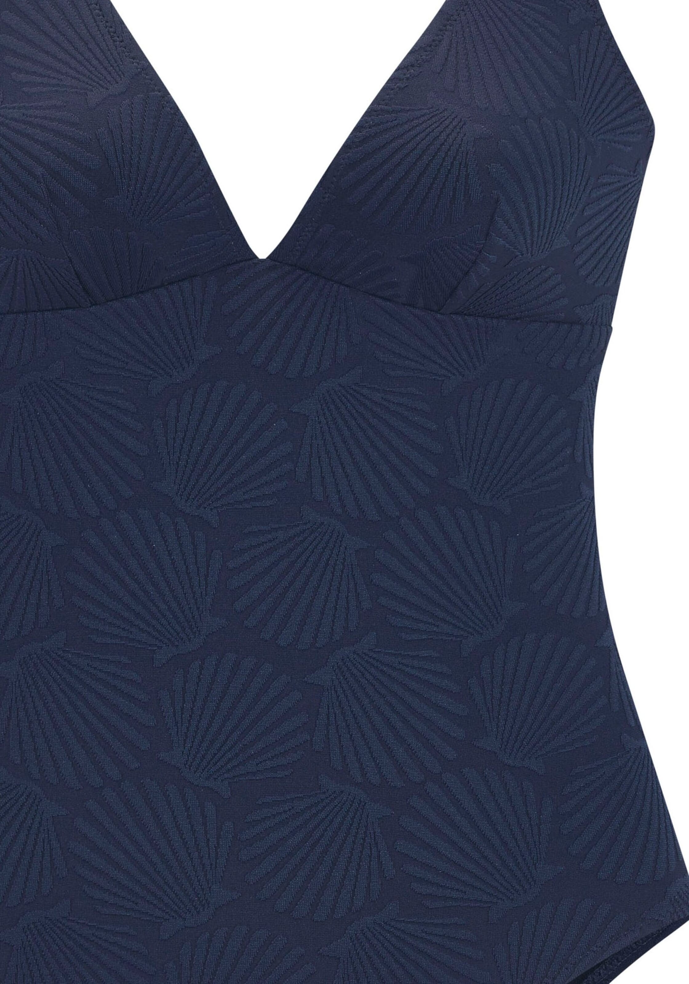 s.Oliver Triangel Badeanzug in Blau