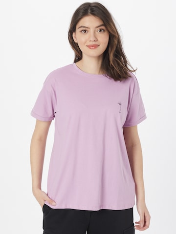 T-shirt fonctionnel 'ELSAO' PROTEST en violet : devant