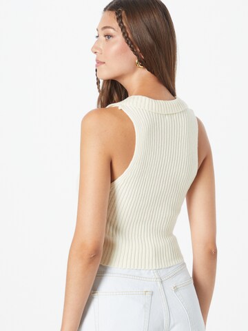 BDG Urban Outfitters Top z dzianiny w kolorze beżowy