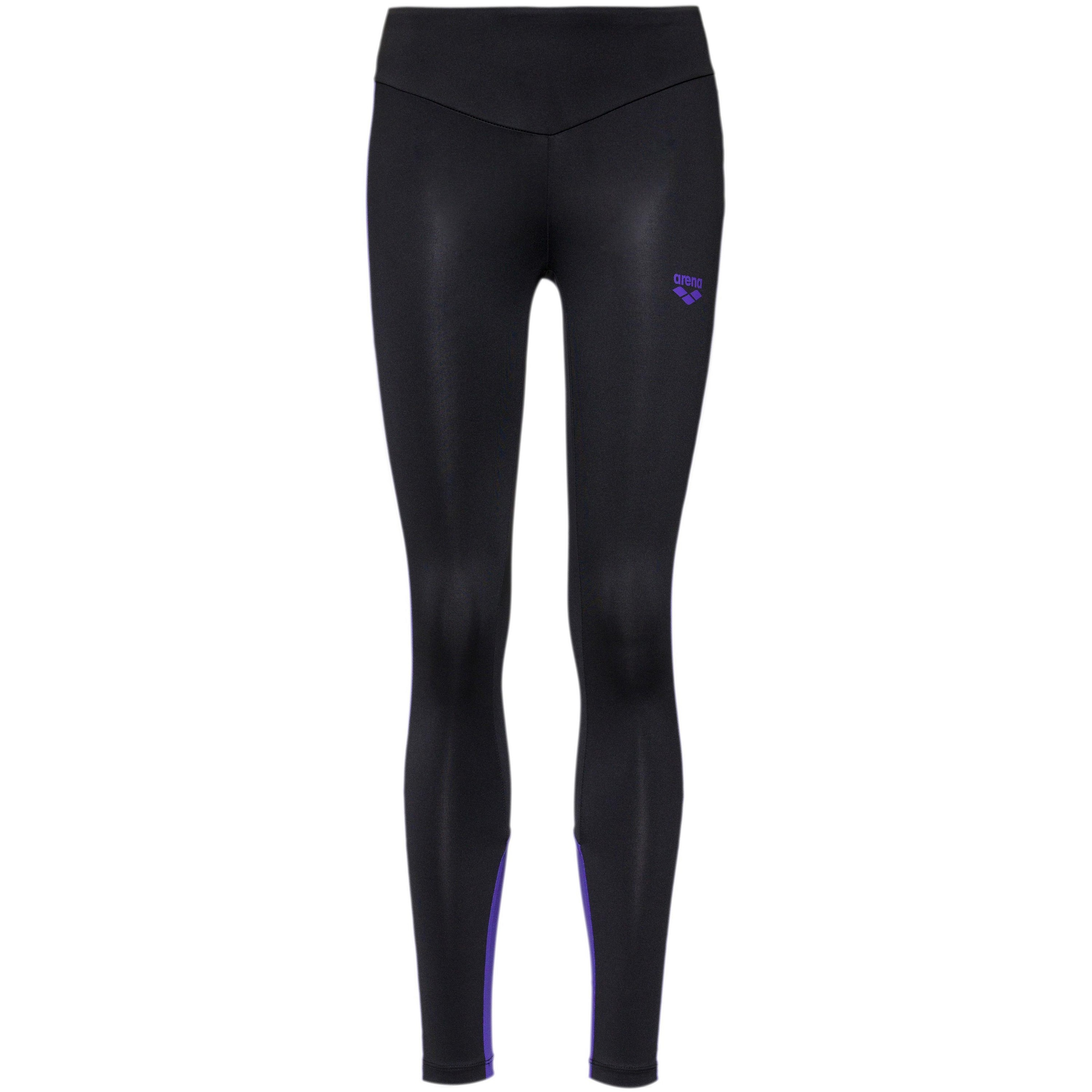 ARENA Skinny Workout Pants in Black: front