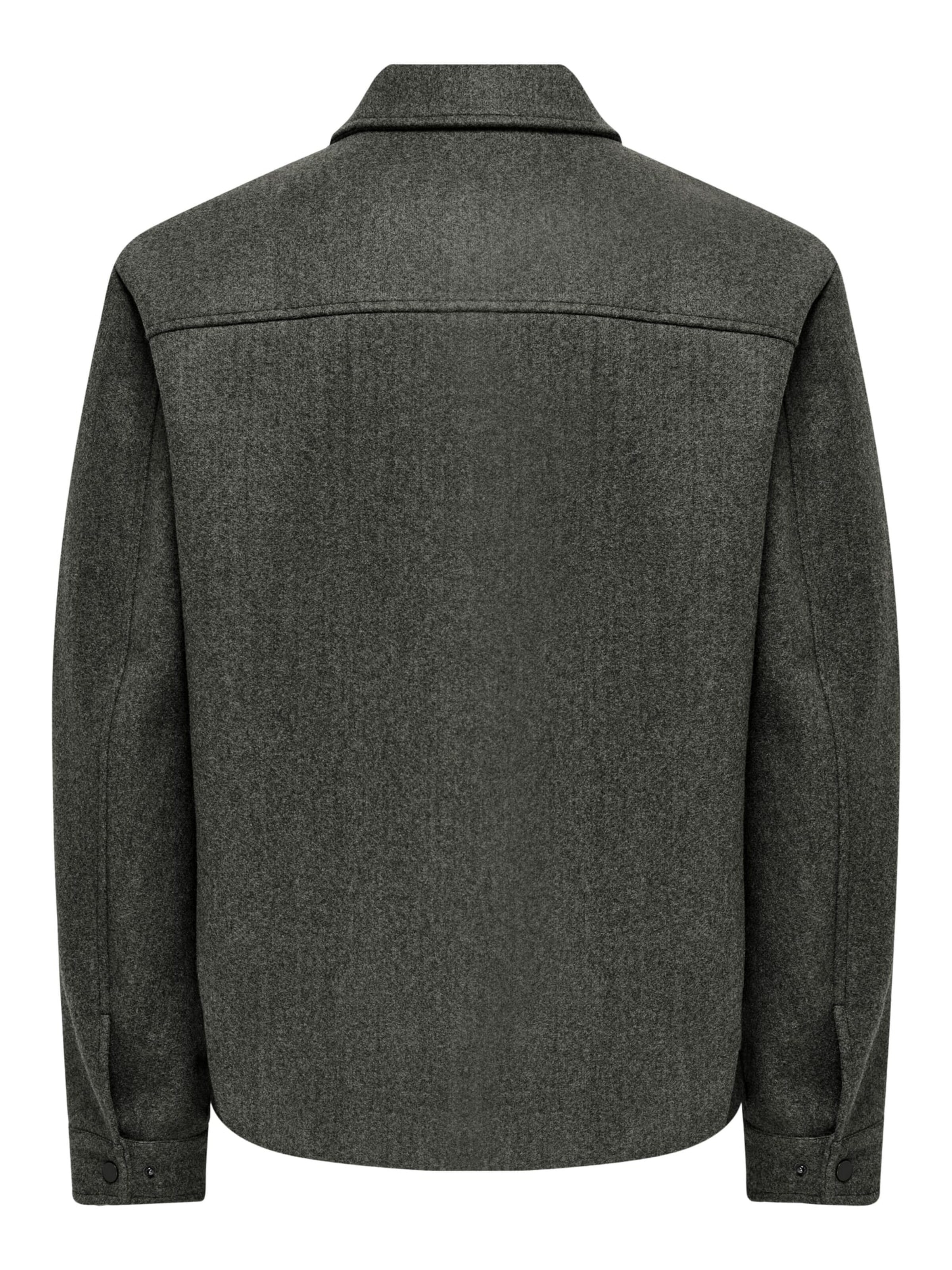 Only & Sons Between-season jacket 'Connor' in Grey