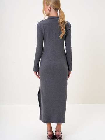 Robes en maille Trend Alaçatı Stili en gris