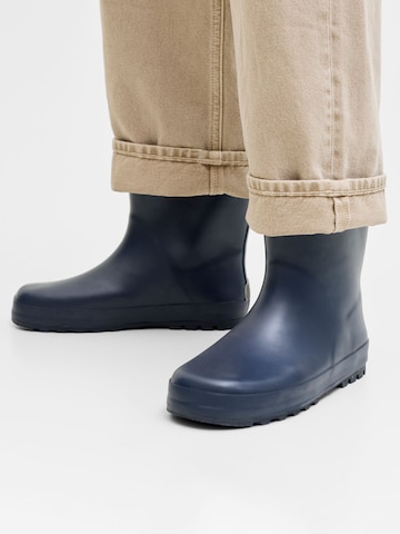 Bottes en caoutchouc Jack & Jones Junior en bleu : devant