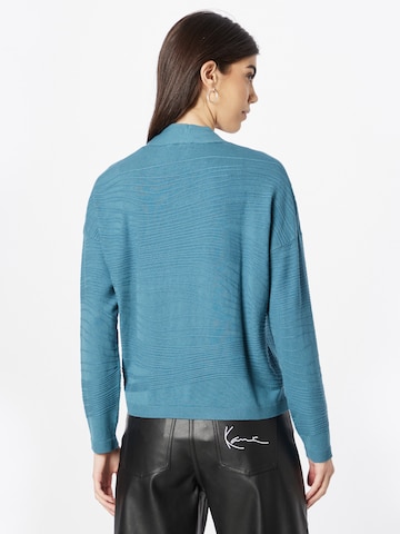 s.Oliver BLACK LABEL Strickjacke in Blau