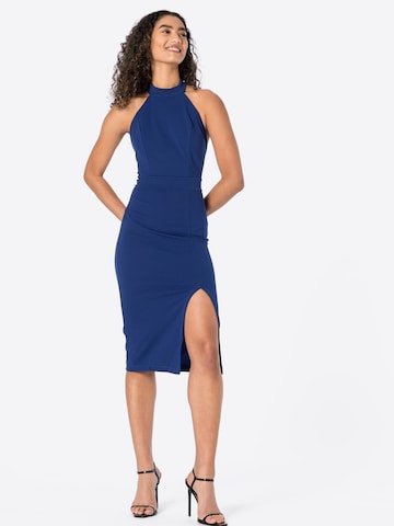 WAL G. Cocktail Dress in Blue: front