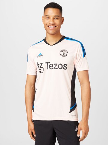 Maillot 'Manchester United Condivo 22' ADIDAS SPORTSWEAR en rose : devant