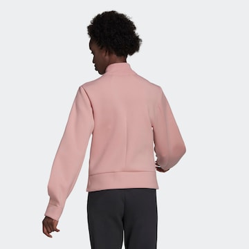 ADIDAS SPORTSWEAR Athletic Zip-Up Hoodie in Pink