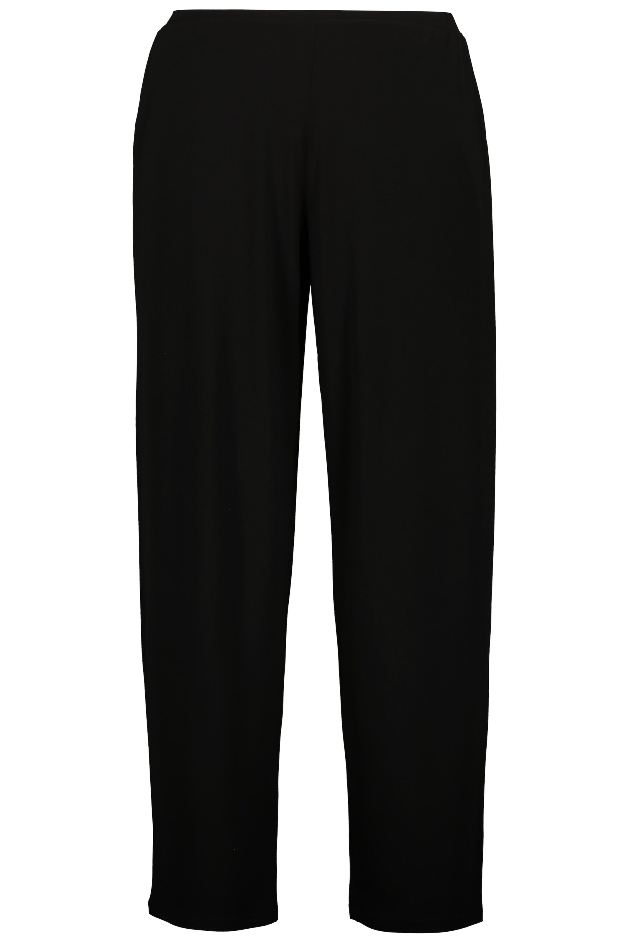 Ulla Popken Loosefit Broek in Zwart: voorkant