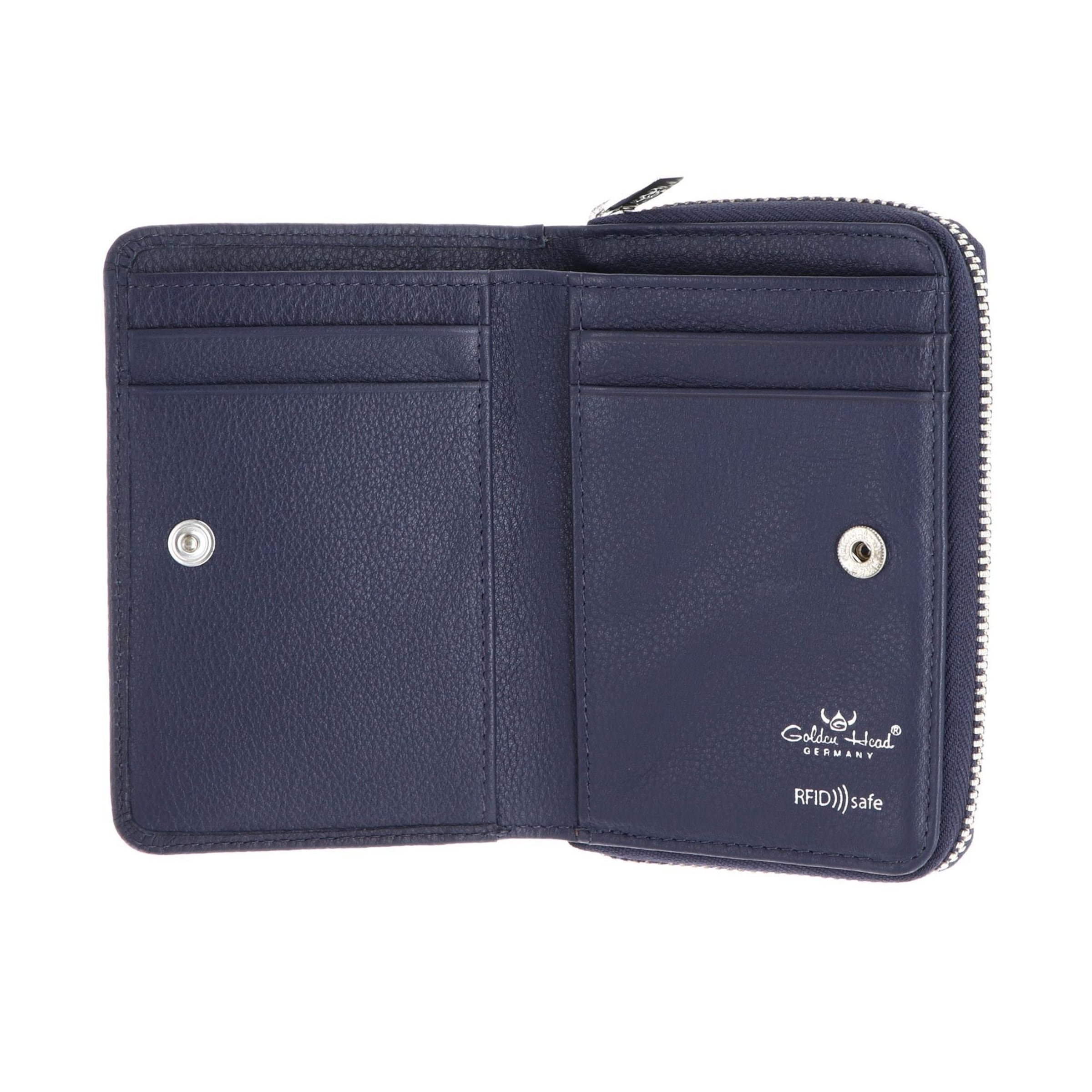 Porte-monnaies 'Madrid' GOLDEN HEAD en bleu