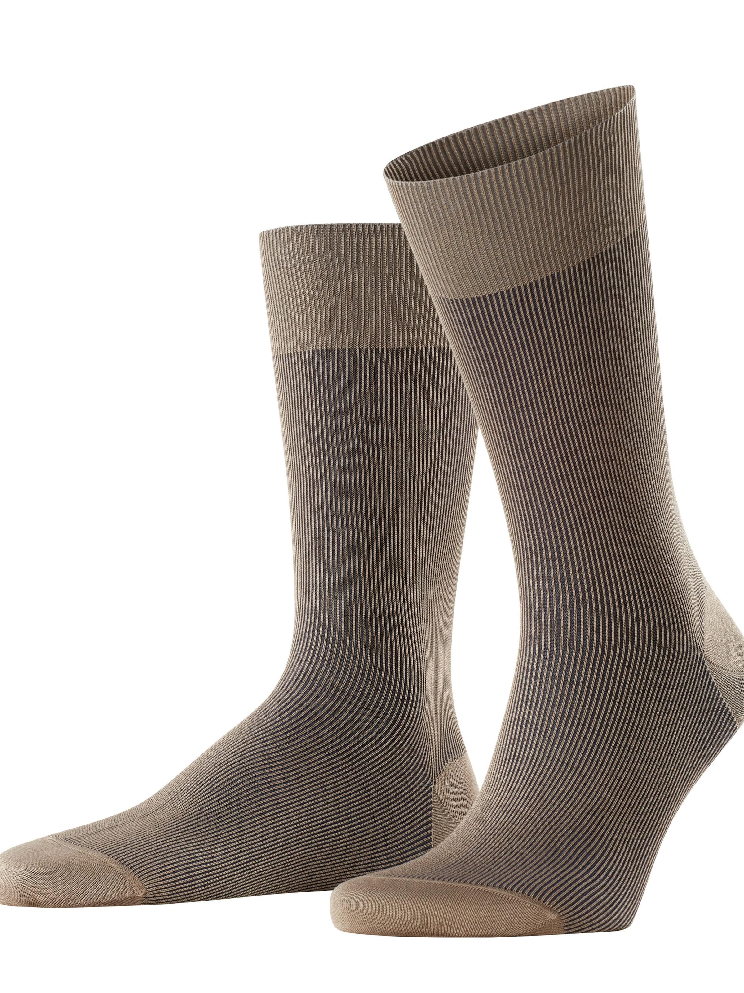 FALKE Socks 'Fine Shadow' in Silver: front