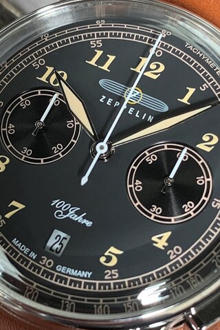 Zeppelin Analoog horloge '100 Jahre Zeppelin' in Bruin
